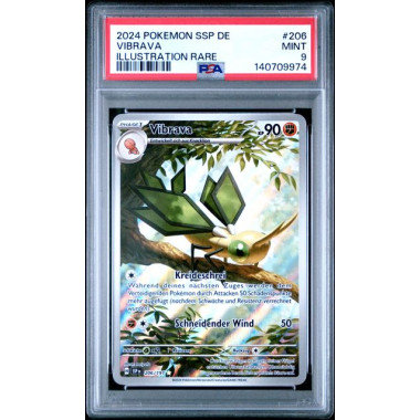 #206 VIBRAVA ILLUSTRATION RARE PSA 9[DE/NM]