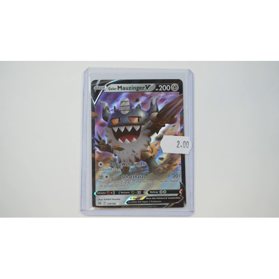 Galarian Perrserker V / Galar-Mauzinger V (LOR-129)[DE/NM]
