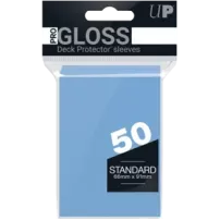 PRO-Gloss Standard Deck Protector Sleeves (Light Blue) PRO-Gloss Standard Deck Protector Sleeves (Light Blue)