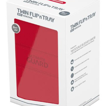 Ultimate Guard Twin Flip`n`Tray 160+ XenoSkin Monocolor Rot