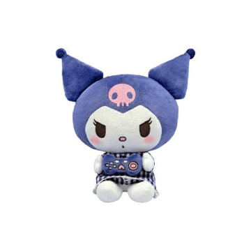 Sanrio Plüschfigur Kuromi Pyjama Style M 22 cm