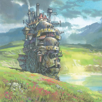Howl's Moving Castle - Flexi Journal Moving Castle watercolour