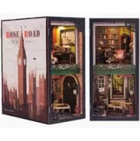 CUTEBEE DIY Book Nook Kit（Rose Detective Agency) 