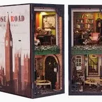 CUTEBEE DIY Book Nook Kit（Rose Detective Agency) 