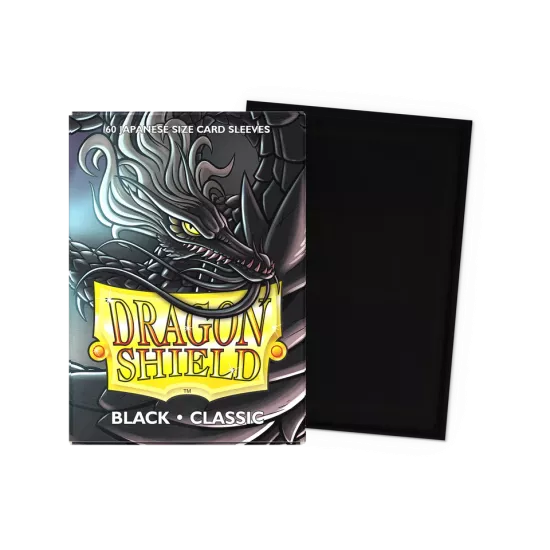 Dragonshield 60 Black - Classic Sleeves