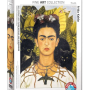 Selbstbildnis mit Dornenhalsketten und Kolibri von Frida Kahlo 1000 Teile