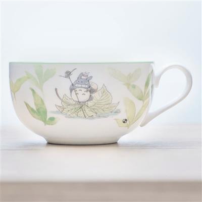 My Neighbor Totoro - Soup Mug Totoro On A Leaf