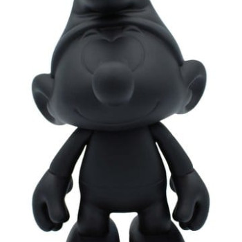 Die Schlümpfe Statue Schlumpf Schwarz 19 cm
