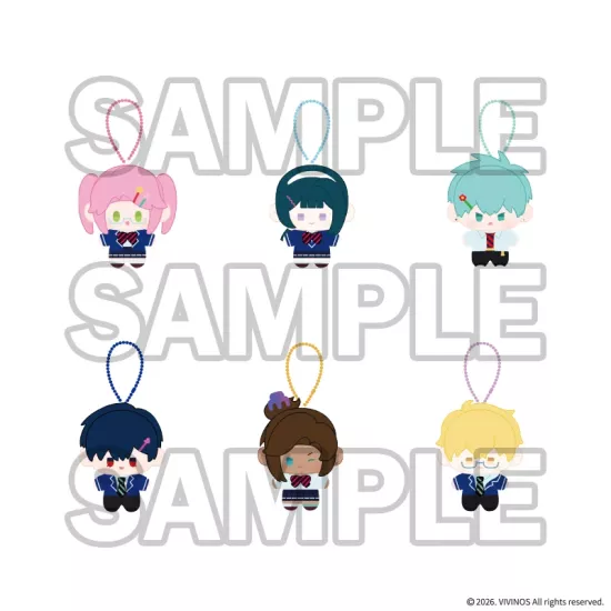 ALIEN STAGE Teen Fun Party Series Trading Starfish-shaped Plush Keychain