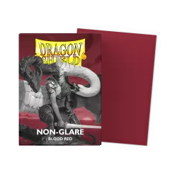 Dragonshield 100 Blood Red - Non-Glare - Matte Sleeves