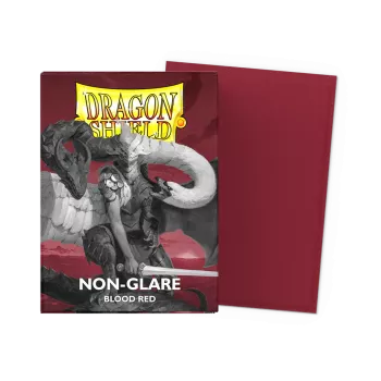 Dragonshield 100 Blood Red - Non-Glare - Matte Sleeves