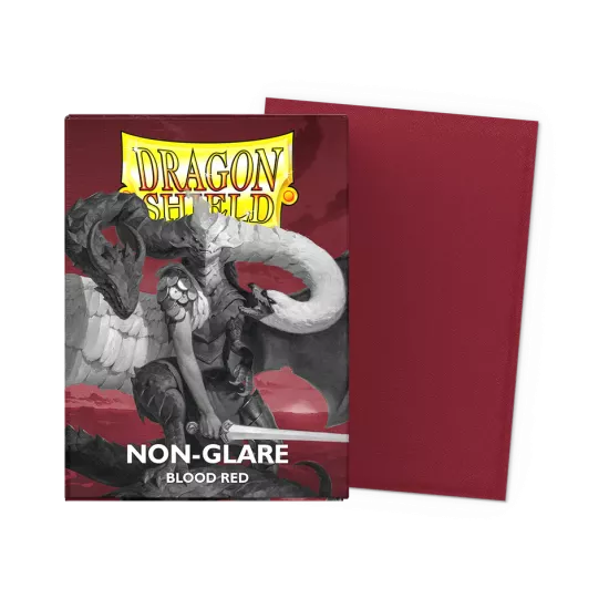 Dragonshield 100 Blood Red - Non-Glare - Matte Sleeves