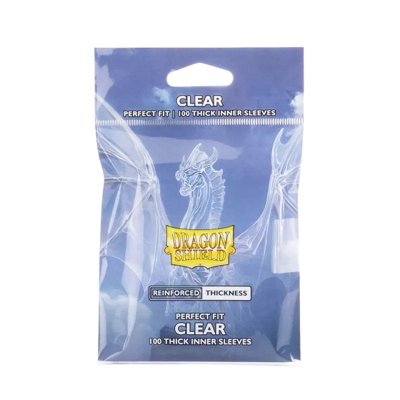 Dragonshield 100 Perfect Fit - Thick Inner Sleeves - Clear