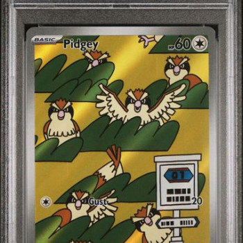 Pidgey / Taubsi (OBF-207) PSA 8[EN/NM]