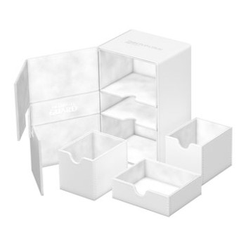  Ultimate Guard Twin Flip`n`Tray 160+ XenoSkin Monocolor Weiß
