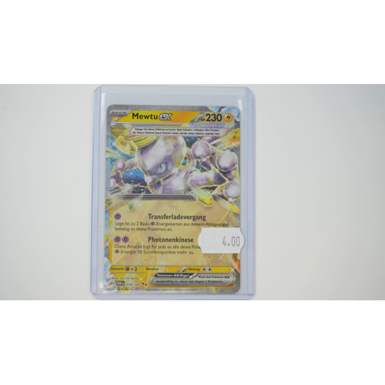 Mewtwo ex / Mewtu-ex (PAR-58)[DE/NM]