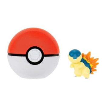 Pokémon Clip 'n' Go Actionfigur Feurigel & Pokéball