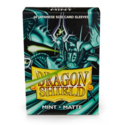 Dragon Shield Small Sleeves - Japanese Matte Mint (60 Sleeves) Dragon Shield Small Sleeves - Japanese Matte Mint (60 Sleeves)