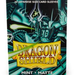 Dragon Shield Small Sleeves - Japanese Matte Mint (60 Sleeves)