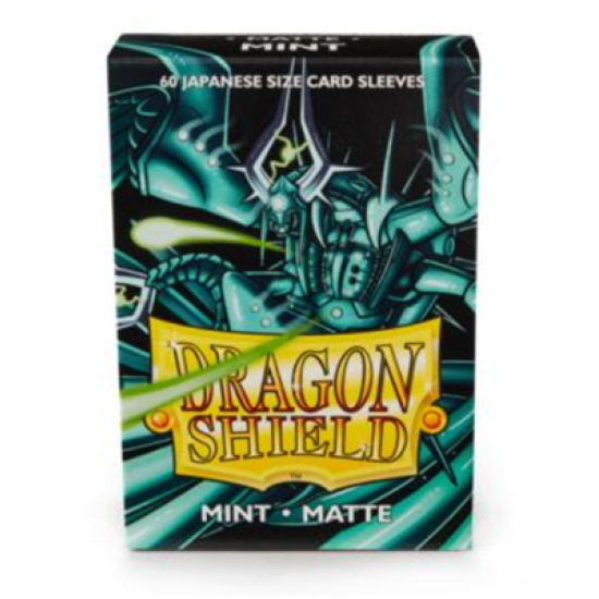 Dragon Shield Small Sleeves - Japanese Matte Mint (60 Sleeves)