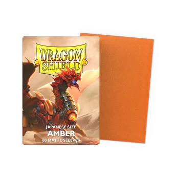 Dragonshield 60 Amber - Matte Sleeves
