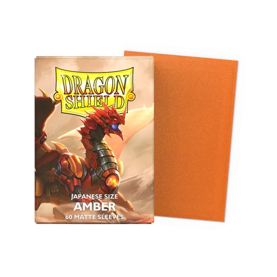 Dragonshield 60 Amber - Matte Sleeves