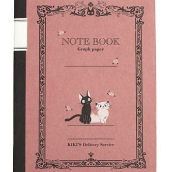 Kikis kleiner Lieferservice Retro Notizbuch Jiji Red