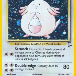 Chansey (BS2-3) PSA 8[EN/NM]