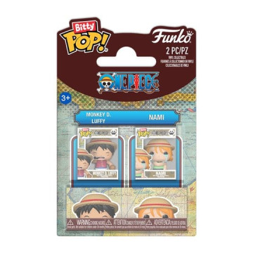 One Piece POP! Vinyl Figuren 2er-Pack Monkey D. Luffy & Nami