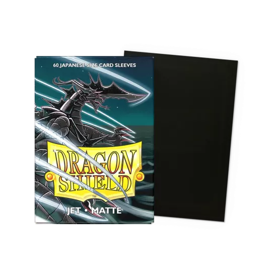 Dragonshield 60 Jet - Matte Sleeves