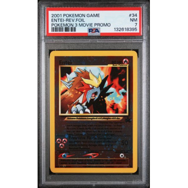 ENTEI-REV.FOIL POKEMON 3 MOVIE PROMO PSA 7[EN/NM]