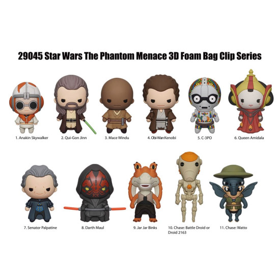 Star Wars The Phantom Menace 3D Schlüsselanhänger