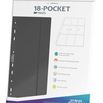 Ultimate Guard 18-Pocket Pages Side-Loading Grau (10) Ultimate Guard 18-Pocket Pages Side-Loading Grau (10)