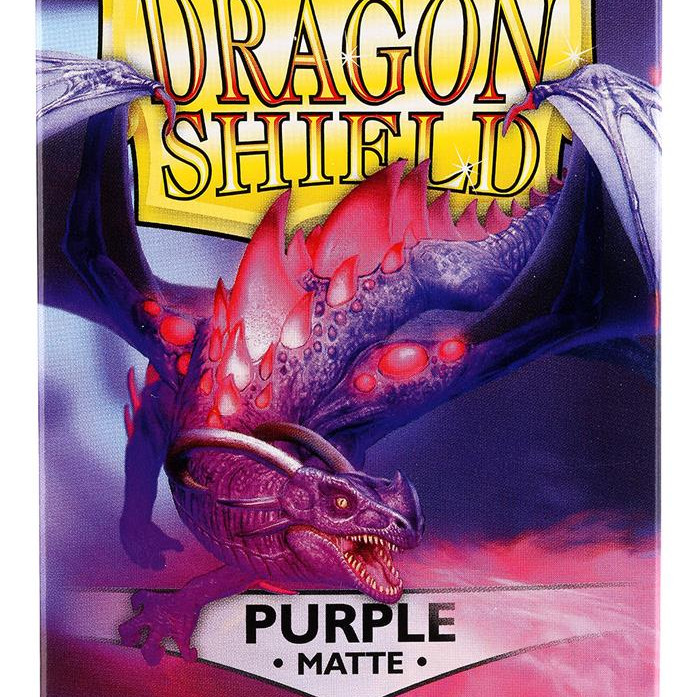 Dragon Shield Standard Sleeves - Matte Purple (100 Sleeves)