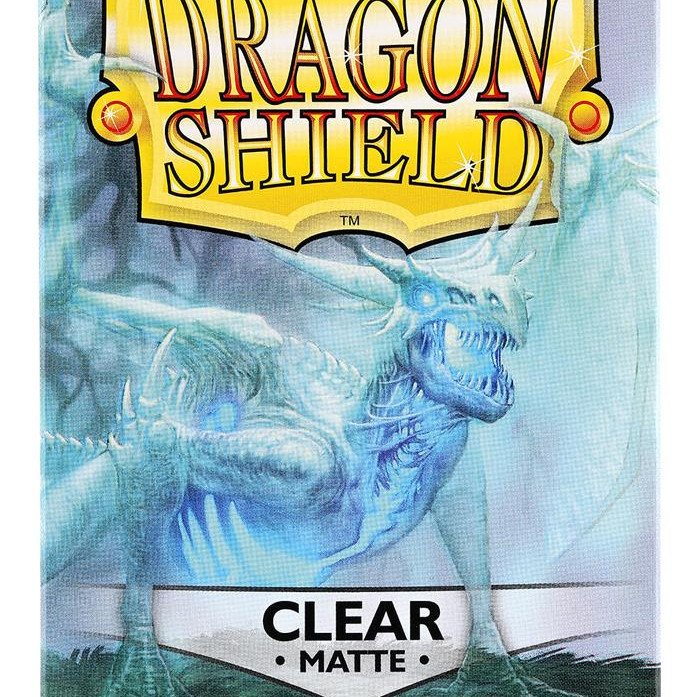 Dragon Shield Standard Sleeves - Matte Clear (100 Sleeves)