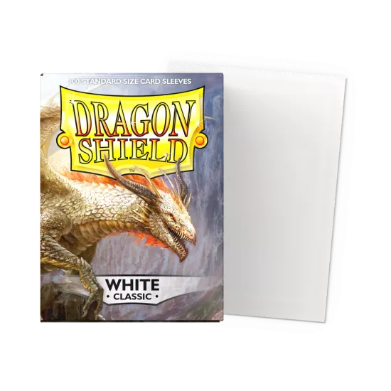 Dragonshield 100 White - Classic Sleeves
