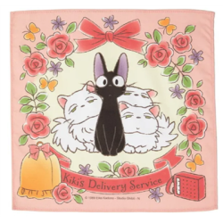 Kiki's Delivery Service - Handkerchief (43x43 cm) - Cat Family Kiki's Delivery Service - Handkerchief (43x43 cm) - Cat Family