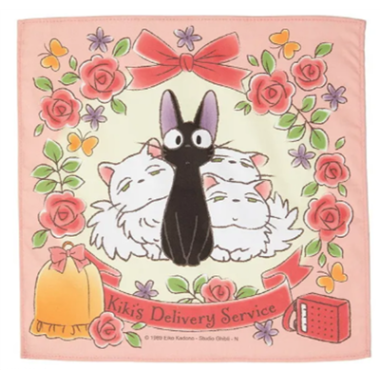 Kiki's Delivery Service - Handkerchief (43x43 cm) - Cat Family