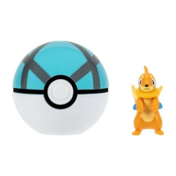 Pokémon Clip 'n' Go Actionfigur Bamelin & Netzball