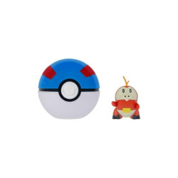 Pokémon Clip 'n' Go Actionfigur Krokel & Superball Pokémon Clip 'n' Go Actionfigur Krokel & Superball