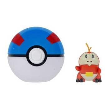 Pokémon Clip 'n' Go Actionfigur Krokel & Superball