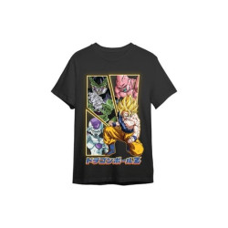 Dragon Ball Z T-Shirt Villains & Goku Schwarz T-Shirts Dragon Ball (XL)