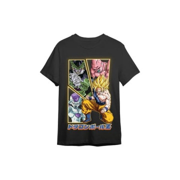 Dragon Ball Z T-Shirt Villains & Goku Schwarz T-Shirts Dragon Ball (XL)