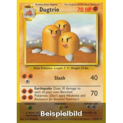 Dugtrio (Base Set BS-19) [DE/EX]