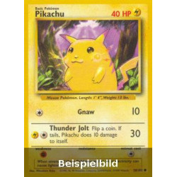 Pikachu (Base Set BS-58) [DE/NM]
