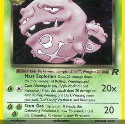 Dark Weezing (Team Rocket TR-14) [EN/NM]