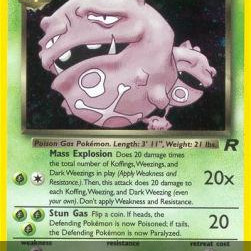 Dark Weezing (Team Rocket TR-14) [EN/NM]