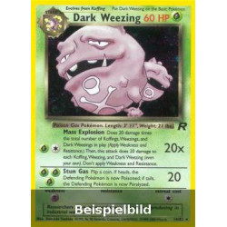 Dark Weezing (Team Rocket TR-14) [DE/NM]