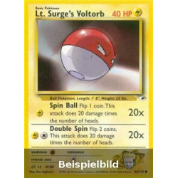 Lt. Surge's Voltorb (Gym Heroes GH-84) [EN/NM]