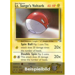 Lt. Surge's Voltorb (Gym Heroes GH-84) [EN/NM]